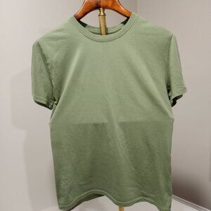 SKORA GREEN CREW NECK T-SHIRT MEN SIZE L
